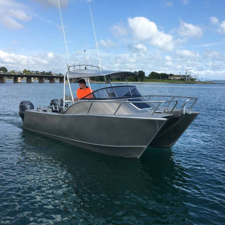 6.7m 22ft Aluminum fast speed Catamaran fishing boat