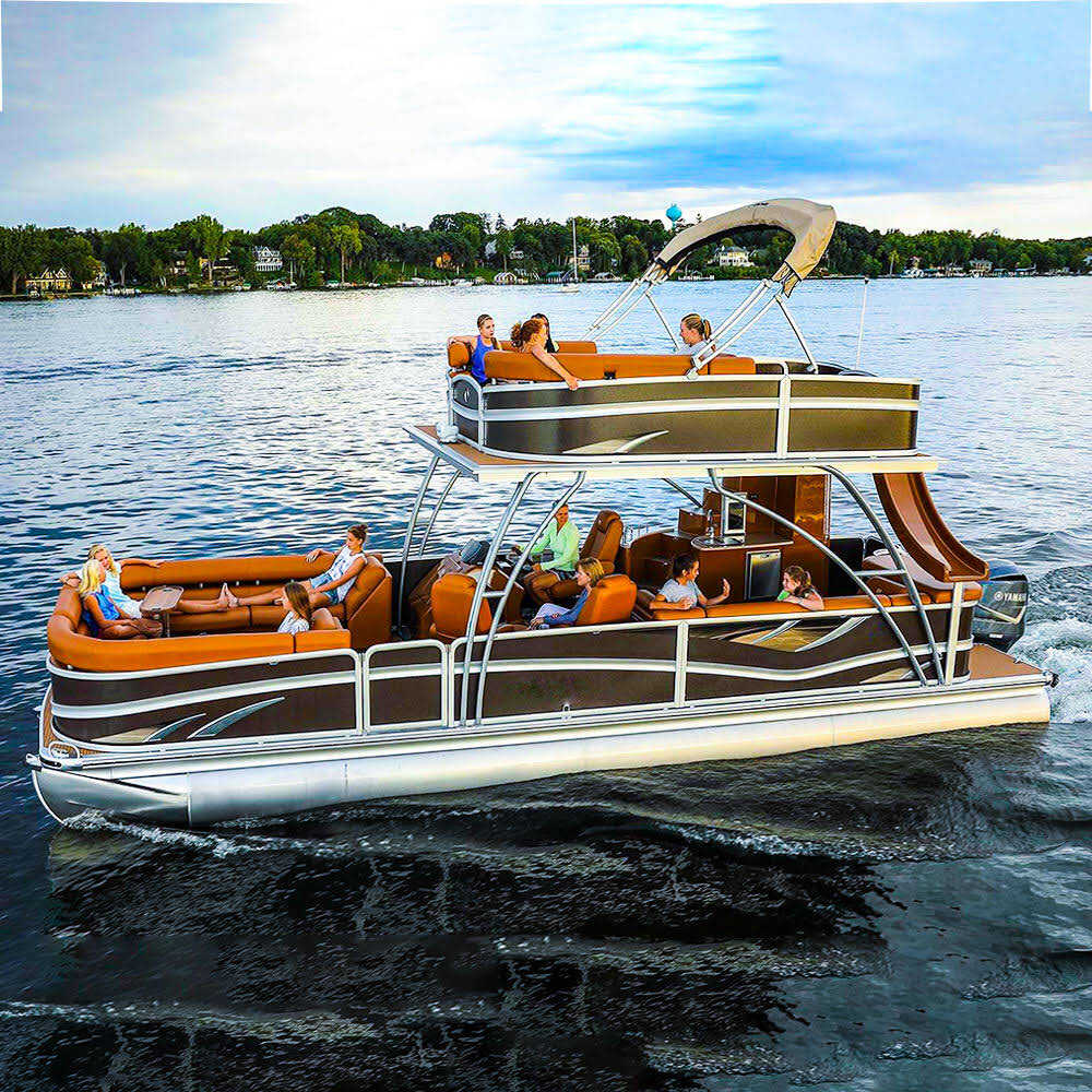 Kinocean 30FT Pontoon Boat Luxury Aluminum Boat with best price (Ready To Ship)