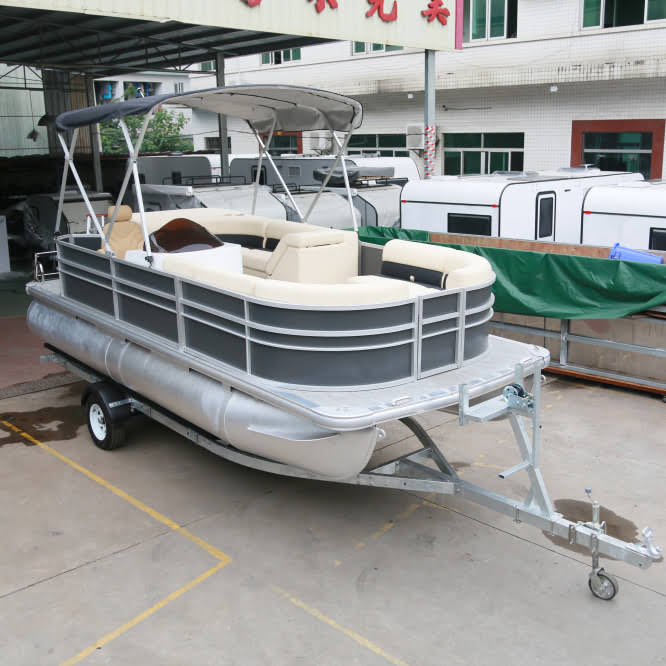 19FT Single Deck Pontoon Boat